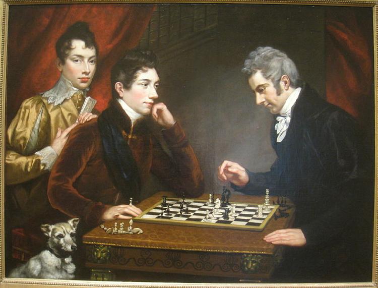 James Northcote Chess Players oil painting image
